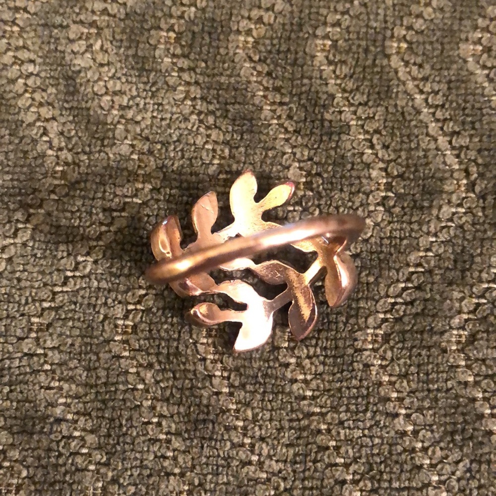 🍃 Set of three fairy leaf wood princess rings 5,6,7 - Picture 11 of 16